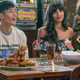 Manny Jacinto (left), Jameela Jamil